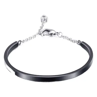 Glossy U-Shaped 4mm Titanium Steel Bracelet