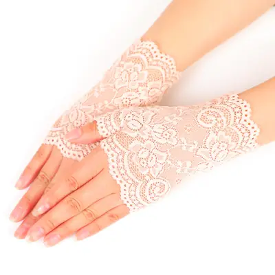 Lace Fingerless Gloves for Women & Men