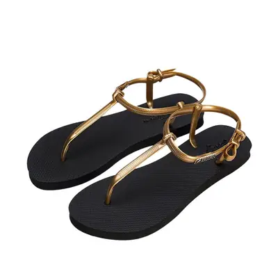 PVC Women's Sandals Women's sandals Fashionable Outer Wear Flat Non-Slip Summer Cross-Border Roman Sandals