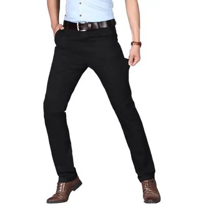 2026 Summer New Style Korean-Style Casual Pants for Young and Middle-Aged Men, Cotton Thin Straight-Leg Men's Long Pants Wholesale