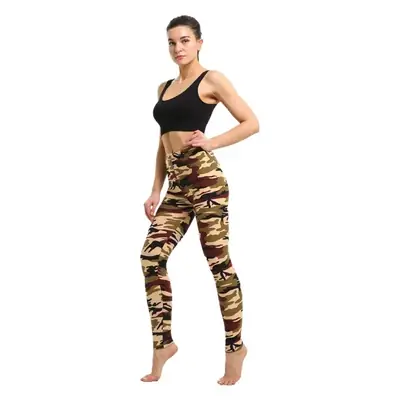 Camouflage Printed Leggings for Women Multi Color