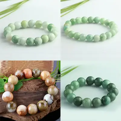 Yuyun Sihui Jade Bracelet 8mm Loose Bead