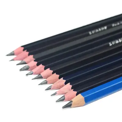 Marley Brand 7401 Sketch Pencil Fine Art Sketch Wooden Pencil Exam Drawing Pencil Sketch Charcoal Pen