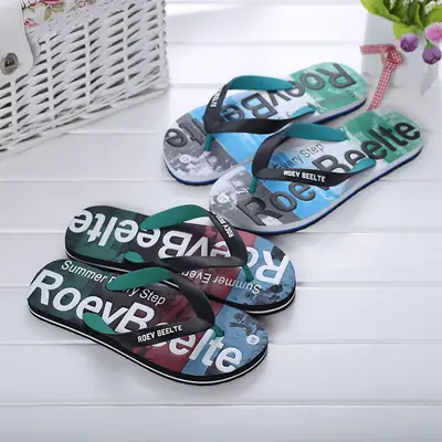New wholesale non-slip flip-flops men's flip-flops outdoor casual beach shoes summer trendy slippers