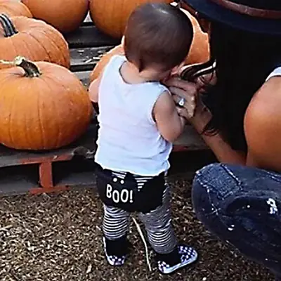 2025Ins Style Cotton Baby Pants 3D Cartoon Loose Fit