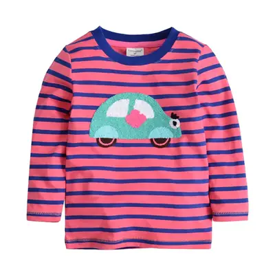 Girls Long Sleeve T-Shirt with Cute Hat