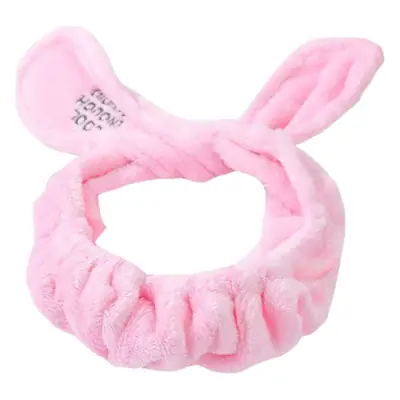 Pink Rabbit Ear Hairband for Women