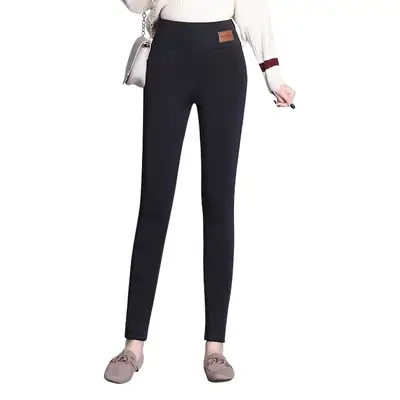 Women's Plus Size Velvet Leggings Warm Outerwear
