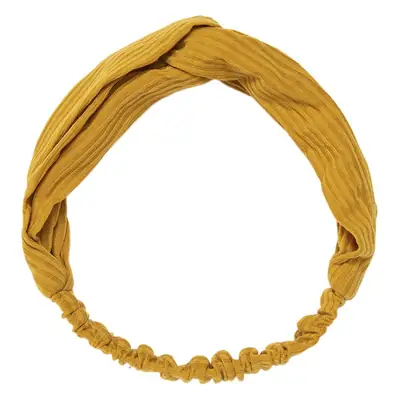 Pink Knitted Cross Headband for Women