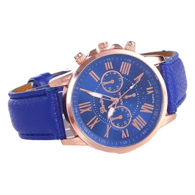 New Watch Women's Belt Watch Geneva Quartz Watch Belt Fashion Women's Watch Scale Men's Watch