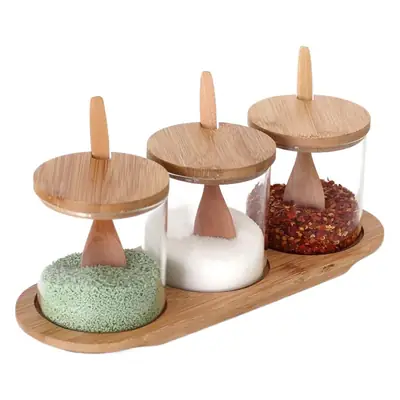 High Borosilicate Seasoning Box for Kitchen Use