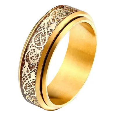 Beier Korean Dragon Ring Titanium Steel Men Women