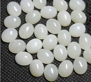 Natural Hotan White Jade Egg Ring Pendant Bracelet Earrings