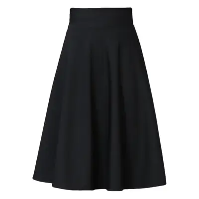 Black Square Dance Skirt A-Style Slim Fit