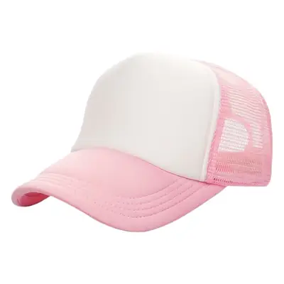 Red Yellow Mesh Trucker Cap for Kids Travel