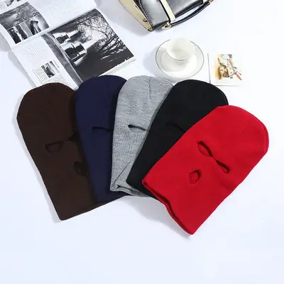 Winter Ski Mask with 3-Hole Cut for Men Women