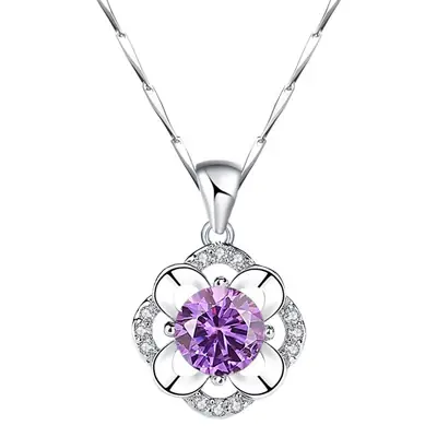 S999 Lucky Four Leaf Clover Pendant for Women Sterling Silver