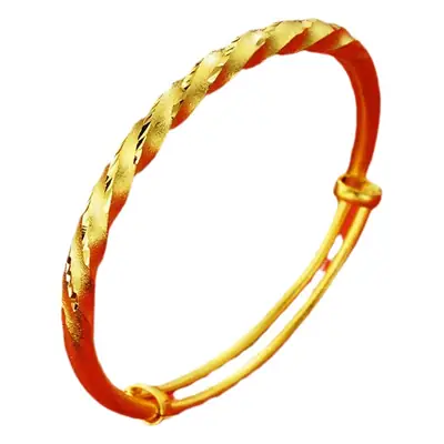 Vietnam Sand Gold Plated Push-Pull Braclase
