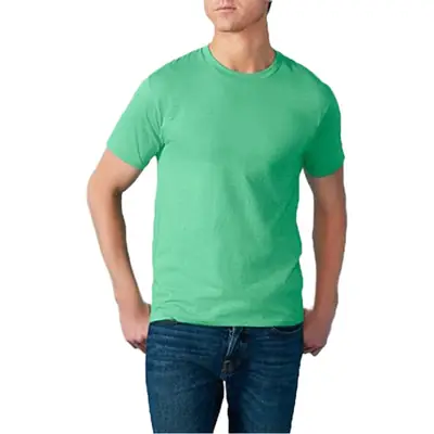 180G Pure Cotton Men's Orange T-Shirt Light Board Cultural