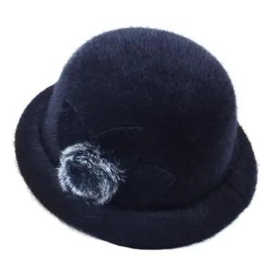 Red Faux Fur Hat for Women Winter Mother Hat Small