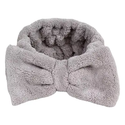Japanese Style Fleece Headband with Bow for Women