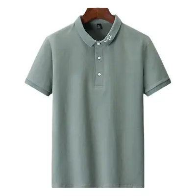 Men's White Polo T-Shirt Short Sleeve Casual Wear