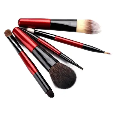 Mini Wool Makeup Brush Set for Beginners Portable