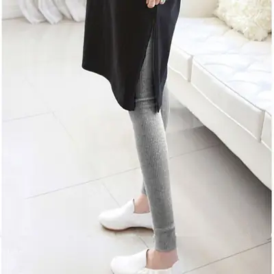 2017 Cotton Stripe Leggings Plus Size Thin Slim Fit