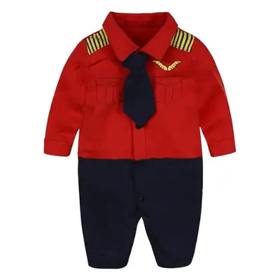 Baby Cotton Moustache Suit Spring Autumn White
