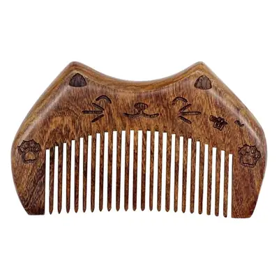 Black Gold Sandalwood Hair Comb 8.5cm