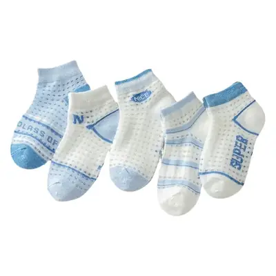 Summer Thin Kids Socks Mesh Cotton Breathable