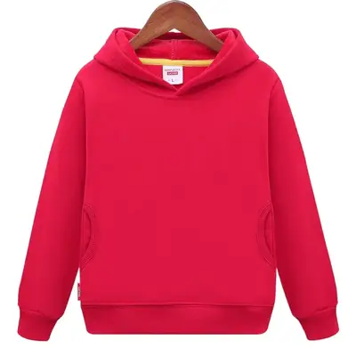 2024 Kids Sweatshirt Set Yellow Solid Color Long Sleeve