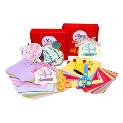 Origami Scissors for Kids Paper Cutting Set