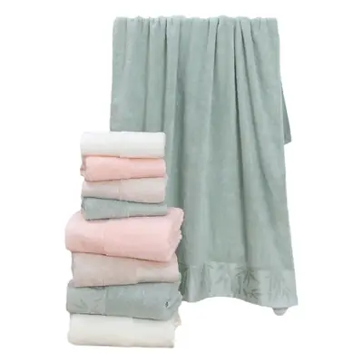 Bamboo Fiber Adult Bath Towels Set of 6