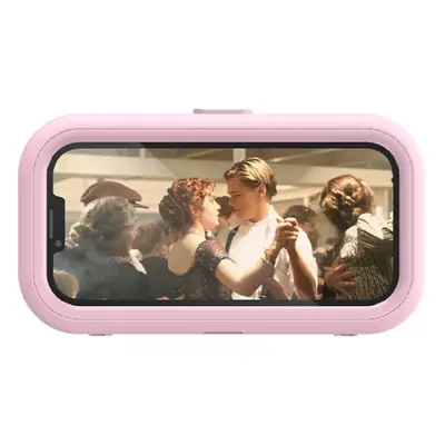 Pink Waterproof Mobile Phone Holder for Bathroom & Kitchen