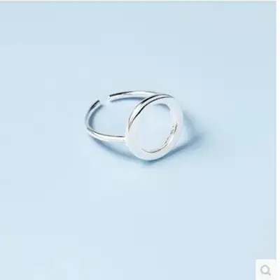 Yongyi Silver Ring Women's Casual Open Line Sterling