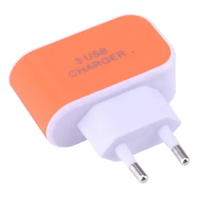 3 USB Charger for Apple iPhone Mobile