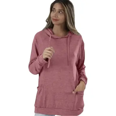Women's Hooded Flap Pocket Pants Long Sleeve Casual Wear