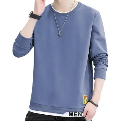 Men's Grey Polo T-Shirt with Logo