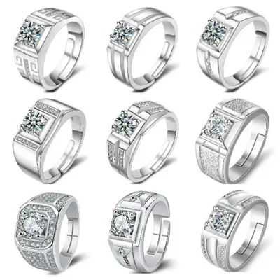 Gold Plated Open Wedding Ring for Men Women