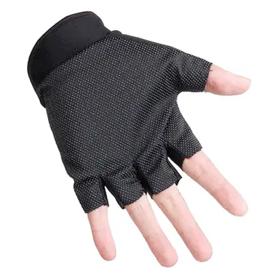 Outdoor Cycling Gloves Black Non-Slip Grip