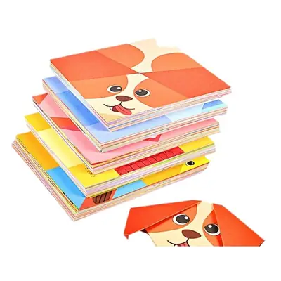 Hibiscus Origami Book for Kids 3D Fun DIY Craft