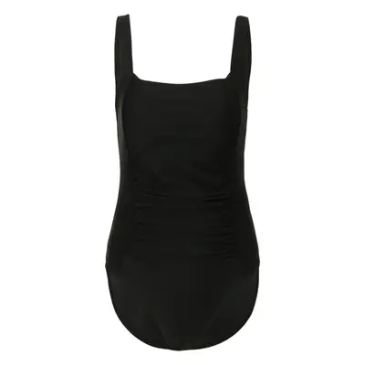 Plus Size Black One-Piece Swimsuit Fat Ready Stock Wholesale