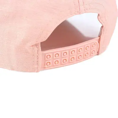 Pink Metal Cross Hoop Baseball Cap for Women