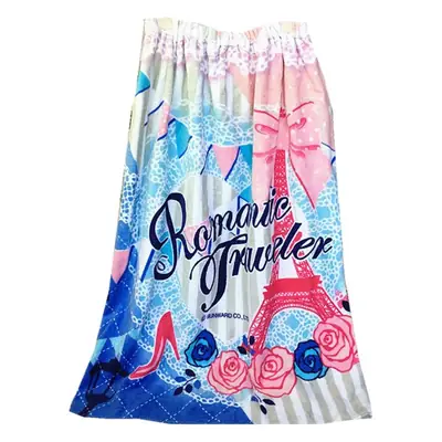 Japanese Printed Bath Towel 80cm Absorbent Cotton