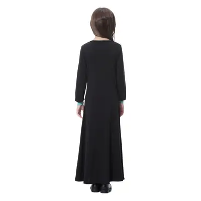 Girls Green Long Sleeve Dress Middle East