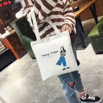 Happy Times Canvas Bag for Women