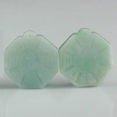 Jade Jigsaw Pendant Necklace Wholesale Green