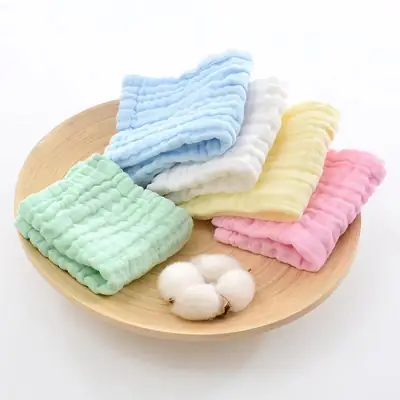 Pure Cotton Baby Gauze Towel 6-Layer Pack