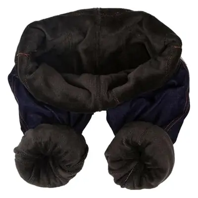 Women Black Velvet Leggings Slimming Winter Warm Pants